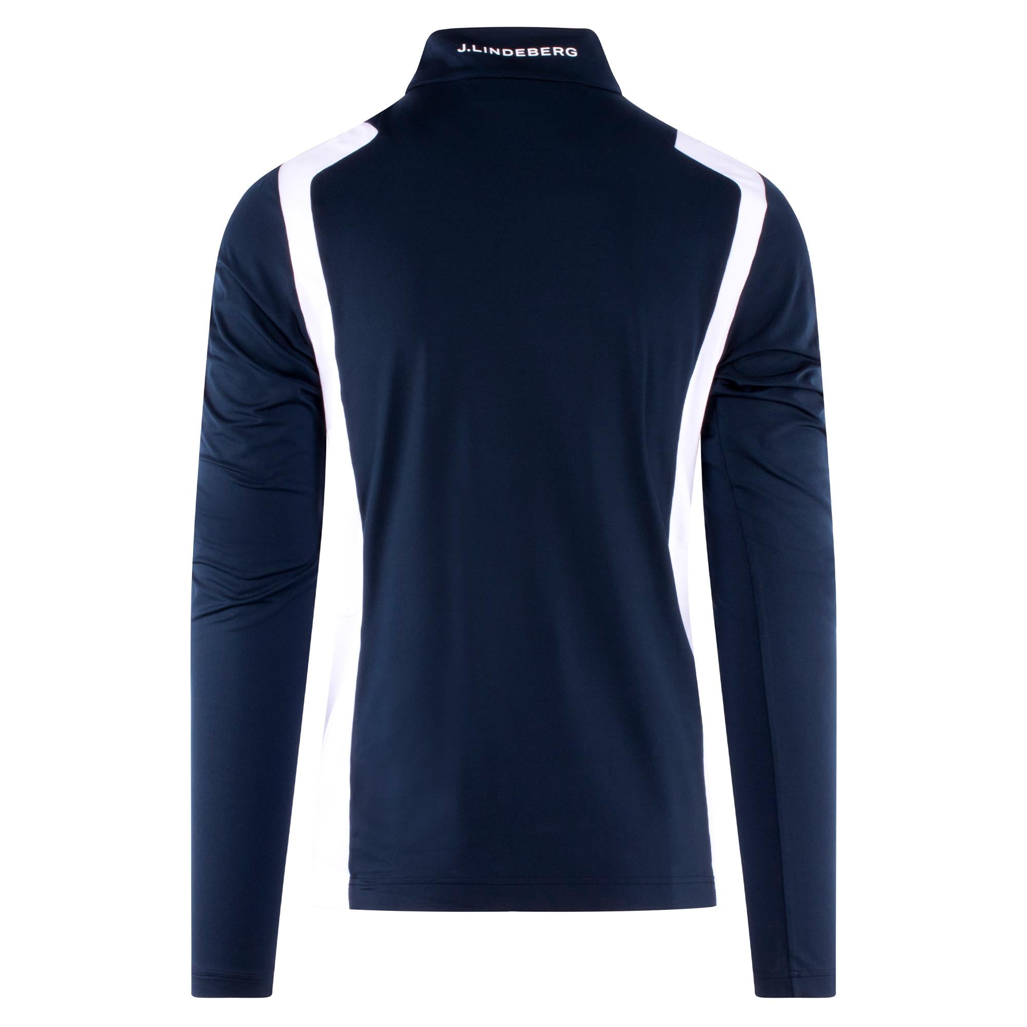 J Lindeberg Lukas Quarter Zip Mens Golf Mid Layer Navy